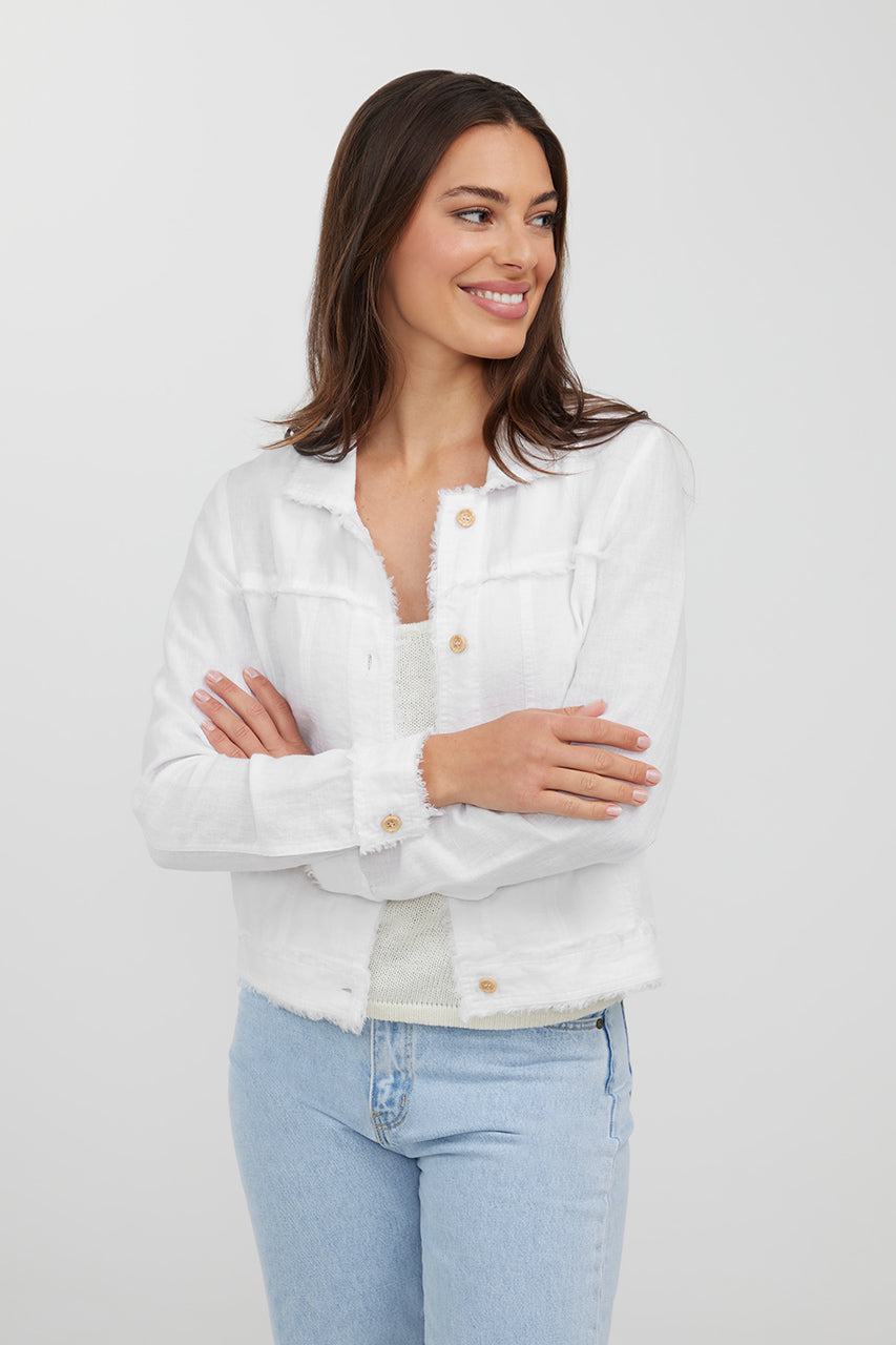 BELLA LINEN JACKET